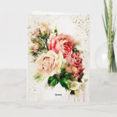  Rozen Inspirerend Kaart (Achterkant)