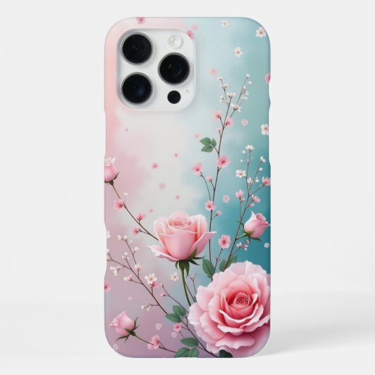 Rozen iPhone Hoesje (Achterkant)