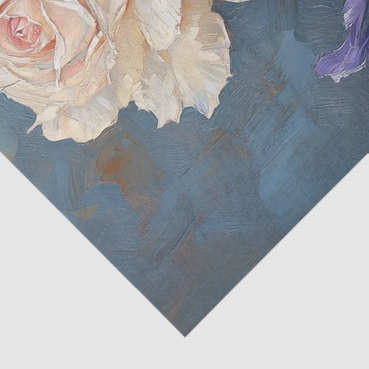 Rozen & Iris Decoupage Kunst Tissuepapier (Detail)