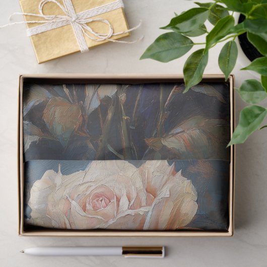 Rozen & Iris Decoupage Kunst Tissuepapier (Geschenk)
