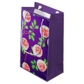 Rozen, Japans Ontwerp Klein Cadeauzakje (Achterkant Gekanteld)