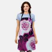 Rozen, Japans  Ontwerp Schort (Gedragen)