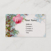 ROZEN & JASMINEN FLORAL MONOGRAM ORAMGE GEM White Visitekaartje (Voorkant)