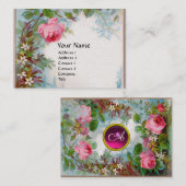 ROZEN & JASMINEN MONOGRAM GEM roze goud Visitekaartje (Voorkant / Achterkant)