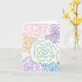 Rozen Kaart (Gele Bloem)