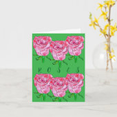 Rozen  kaart (Gele Bloem)