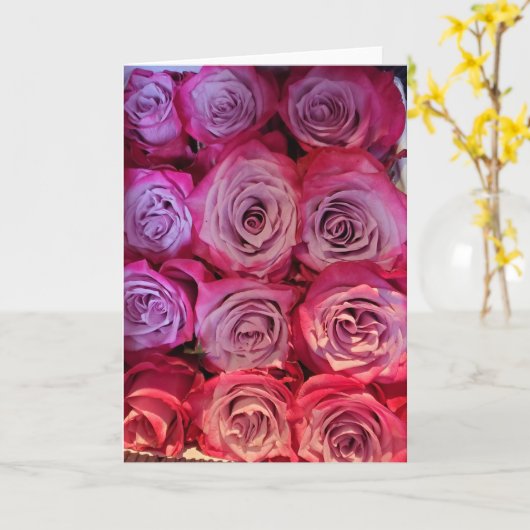 Rozen Kaart (Gele Bloem)