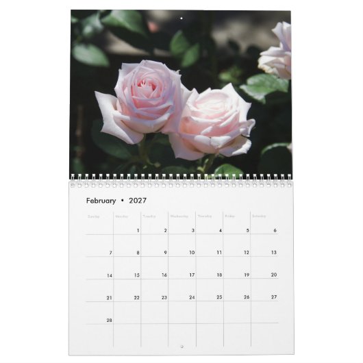 Rozen Kalender (Feb 2027)