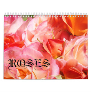 Rozen kalenders aangepast Fotografie Floral Agenda Kalender