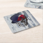 Rozen Kartonnen Onderzetters (Schuin)