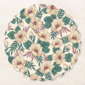 Rozen Kartonnen Onderzetters (Voorkant)