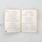  Rozen Katholieke bruiloft programma (Binnen)