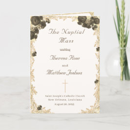 Rozen Katholieke bruiloft programma