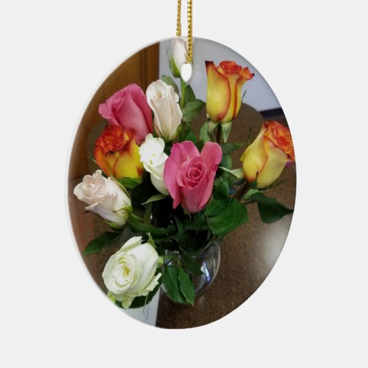 Rozen Keramisch Ornament (Rechts)