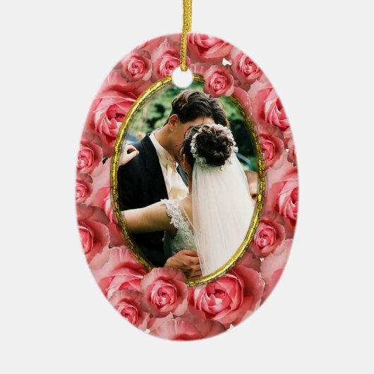 Rozen Keramisch Ornament (Voorkant)