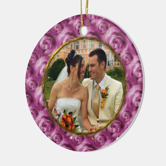 Rozen Keramisch Ornament (Links)