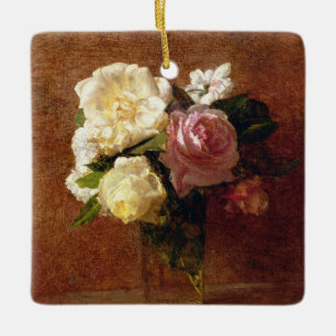 Rozen Keramisch Ornament