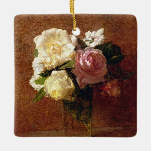 Rozen Keramisch Ornament (Voorkant)