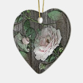 Rozen Keramisch Ornament (Links)