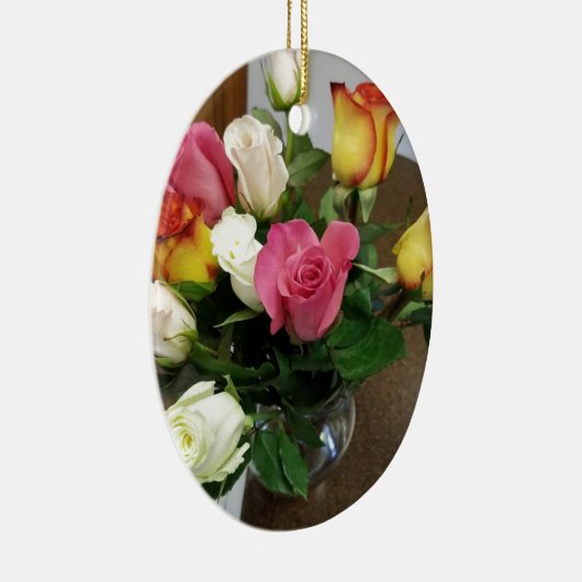 Rozen Keramisch Ornament (Rechts)