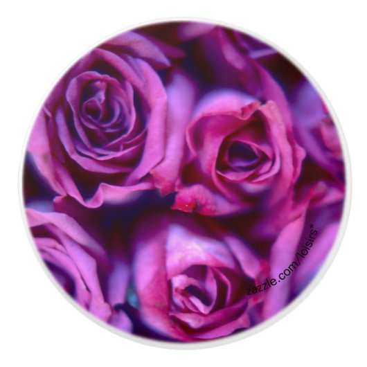 Rozen Keramische Knob Keramische Knop (Voorkant)