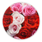 Rozen Keramische Knob Knop (Voorkant)