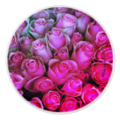 Rozen Keramische Knop (Voorkant)