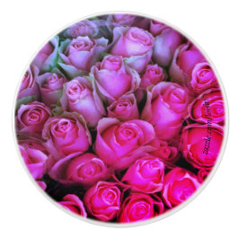 Rozen Keramische Knop