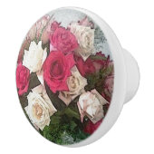 Rozen Keramische Knop (Rechts)