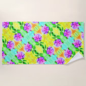 Rozen keukenhanddoek strandlaken (Voorkant)