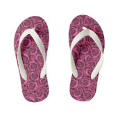 Rozen Kinder Teenslippers (Voetbed)