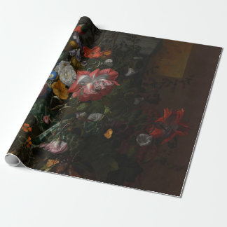 Rozen klaprozen en andere bloemen - Rachel Ruysch Cadeaupapier