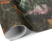 Rozen klaprozen en andere bloemen - Rachel Ruysch Cadeaupapier (Rol Hoek)