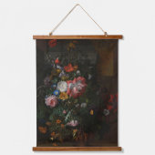 Rozen klaprozen en andere bloemen - Rachel Ruysch Hangend Wandkleed (Voorkant)