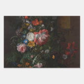 Rozen klaprozen en andere bloemen - Rachel Ruysch Inpakpapier Vel (Voorkant)