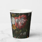 Rozen klaprozen en andere bloemen - Rachel Ruysch Papieren Bekers (Links)