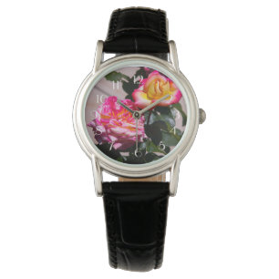 Rozen kleuren horloge