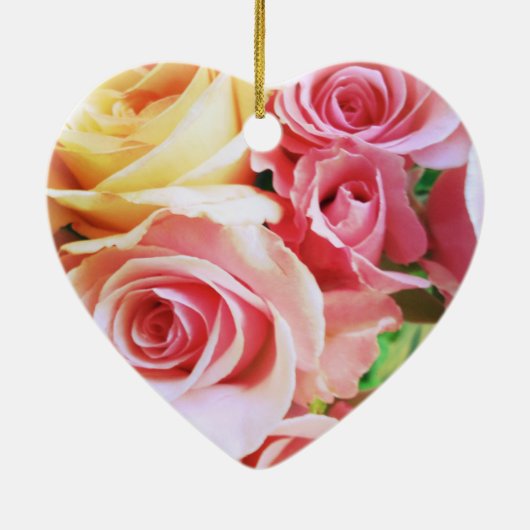 Rozen kliniek keramisch ornament (Achterkant)