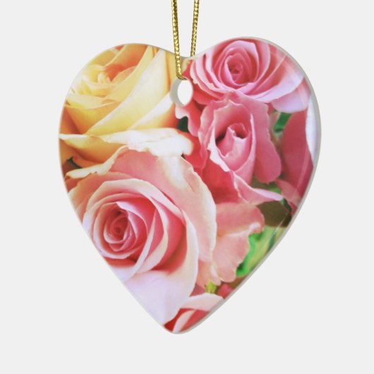 Rozen kliniek keramisch ornament (Links)