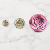 Rozen knop bloemdetail waterverf confetti (Achterkanten)