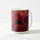 Rozen koffiemok (Voorkant rechts)
