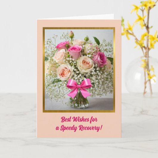 Rozen krijgen goed Kaart (Gele Bloem)