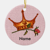 Rozen Kroon ornament (Voorkant)