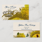 Rozen, Kroon, Zwemmen en Butterflies Visitekaartje (Voorkant / Achterkant)