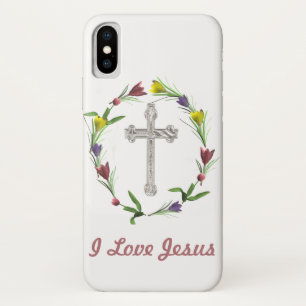 Rozen kruis Case-Mate iPhone case