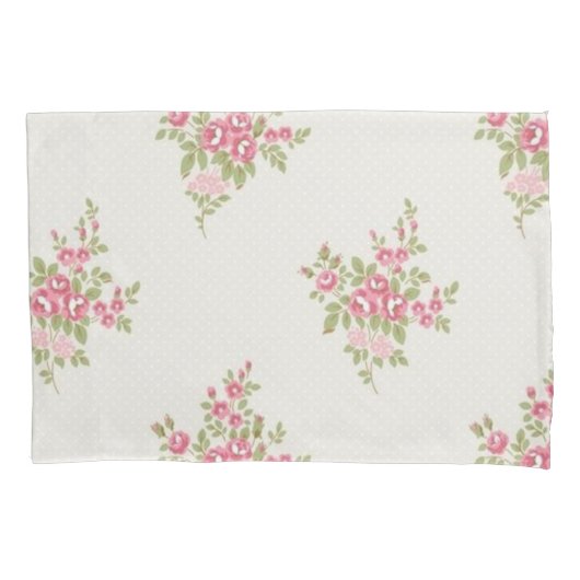 Rozen Kussenslopen, standaardgrootte Kussensloop (Voorkant-Links)