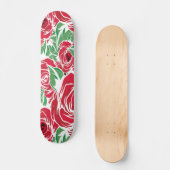 Rozen Landrode groene bloem Persoonlijk Skateboard (Voorkant)