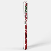 Rozen Landrode groene bloem Samsung Galaxy Hoesje (Rechterkant)