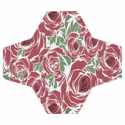 Rozen Landrode groene  bloem Voetbal (Enkel)