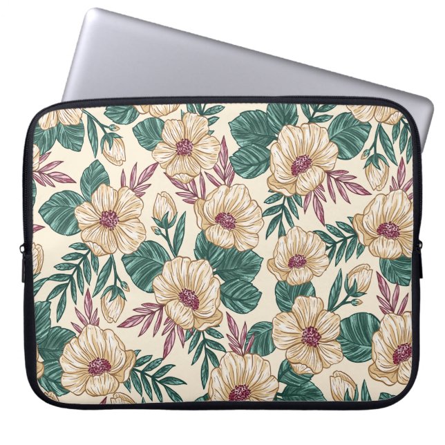 Rozen Laptop Sleeve (Voorkant)